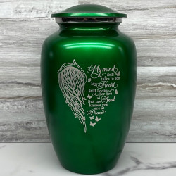 Customer Gallery - At Peace Cremation Urn - Shamrock Green