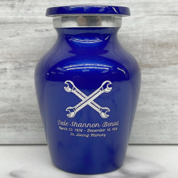 Customer Gallery - Mechanic Wrench Keepsake Urn - Midnight Blue
