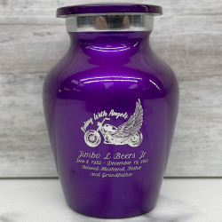 Customer Gallery - Riding with Angels Keepsake Urn - Purple Luster