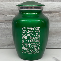 Customer Gallery - Irish Blessing Sharing Urn - Shamrock Green