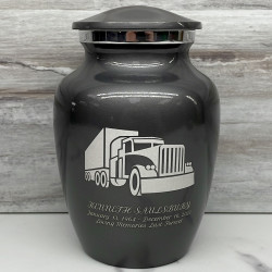Customer Gallery - Semi Truck Sharing Urn - Gunmetal Gray