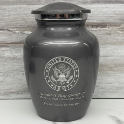 Customer Gallery - Army Sharing Urn - Gunmetal Gray