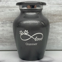 Customer Gallery - Keepsake Infinite Love Pet Cremation Urn - Gunmetal Gray