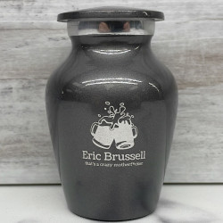 Customer Gallery - Beer Keepsake Urn - Gunmetal Gray