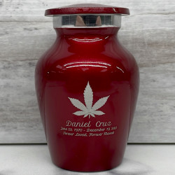 Customer Gallery - Marijuana Keepsake Urn - Ruby Red
