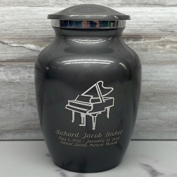 Customer Gallery - Piano Sharing Urn - Gunmetal Gray