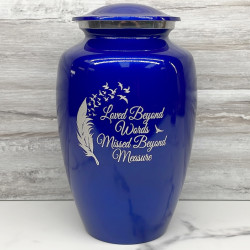 Customer Gallery - Loved Beyond Words Cremation Urn - Midnight Blue