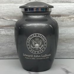 Customer Gallery - Army Sharing Urn - Gunmetal Gray