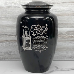 Customer Gallery - Keep the Light On Cremation Urn - Jet Black
