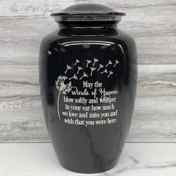 Customer Gallery - Winds of Heaven Cremation Urn - Jet Black