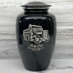 Customer Gallery - Dumping Truck Cremation Urn - Jet Black