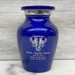 Customer Gallery - Elephant Keepsake Urn - Midnight Blue