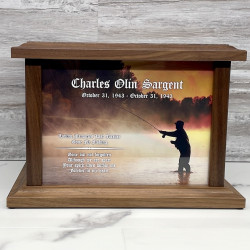 Customer Gallery - Fisherman III Cremation Urn - Prestige Walnut