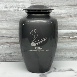 Customer Gallery - Marijuana Joint Cremation Urn - Gunmetal Gray