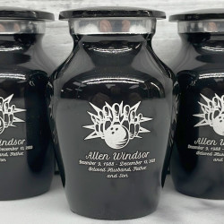 Customer Gallery - Bowling Keepsake Urn - Jet Black