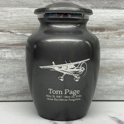 Customer Gallery - Airplane Sharing Urn - Gunmetal Gray