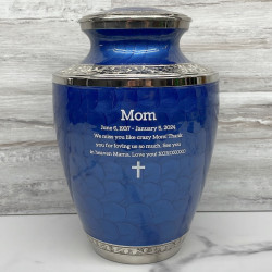 Customer Gallery - Royal Blue Cremation Urn