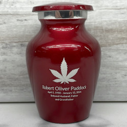 Customer Gallery - Marijuana Keepsake Urn - Ruby Red