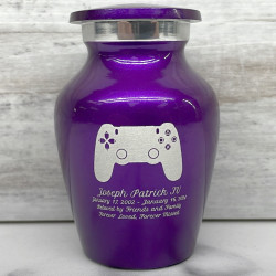Customer Gallery - Gaming Controller Keepsake Urn - Purple Luster