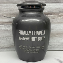 Customer Gallery - Hot Body Sharing Urn - Gunmetal Gray