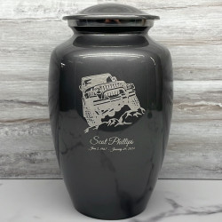 Customer Gallery - Offroad Truck Cremation Urn - Gunmetal Gray