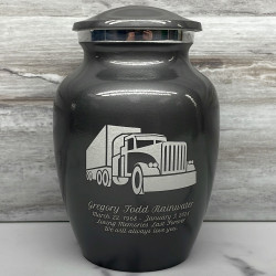 Customer Gallery - Semi Truck Sharing Urn - Gunmetal Gray