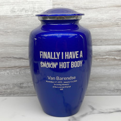 Customer Gallery - Hot Body Cremation Urn - Midnight Blue