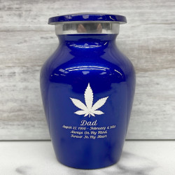 Customer Gallery - Marijuana Keepsake Urn - Midnight Blue