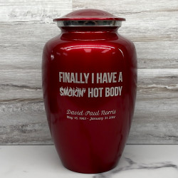 Customer Gallery - Hot Body Cremation Urn - Ruby Red
