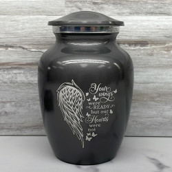 Customer Gallery - Your Wings Were Ready Sharing Urn - Gunmetal Gray