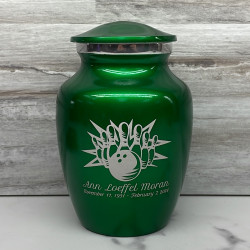 Customer Gallery - Bowling Sharing Urn - Shamrock Green