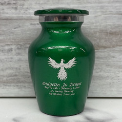 Customer Gallery - Phoenix Keepsake Urn - Shamrock Green
