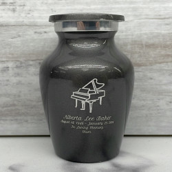 Customer Gallery - Piano Keepsake Urn - Gunmetal Gray