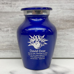 Customer Gallery - Bowling Keepsake Urn - Midnight Blue
