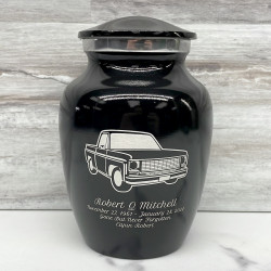 Customer Gallery - Truck II Sharing Urn - Jet Black