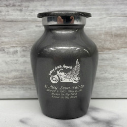 Customer Gallery - Riding with Angels Keepsake Urn - Gunmetal Gray