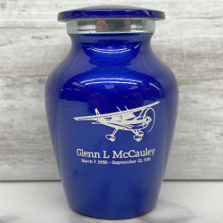 Customer Gallery - Airplane Keepsake Urn - Midnight Blue