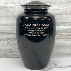 Customer Gallery - Jet Black Cremation Urn