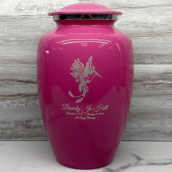 Customer Gallery - Natures Peace Hummingbird Cremation Urn - Rose Pink
