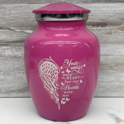 Customer Gallery - Your Wings Were Ready Sharing Urn - Rose Pink