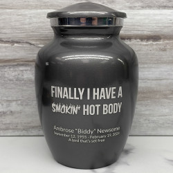 Customer Gallery - Hot Body Sharing Urn - Gunmetal Gray