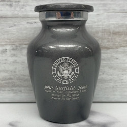Customer Gallery - Army Keepsake Urn - Gunmetal Gray