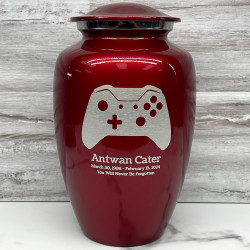 Customer Gallery - Wireless Controller Cremation Urn - Ruby Red
