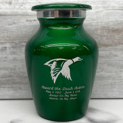Customer Gallery - Duck Keepsake Urn - Shamrock Green