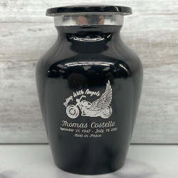 Customer Gallery - Riding with Angels Keepsake Urn - Jet Black