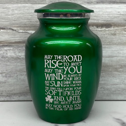 Customer Gallery - Irish Blessing Sharing Urn - Shamrock Green