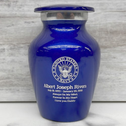 Customer Gallery - Navy Keepsake Urn - Midnight Blue