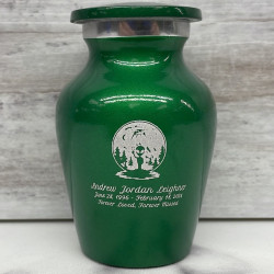Customer Gallery - Alien UFO Keepsake Urn - Shamrock Green