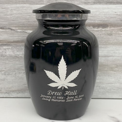 Customer Gallery - Marijuana Sharing Urn - Jet Black