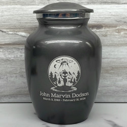 Customer Gallery - Alien UFO Sharing Urn - Gunmetal Gray